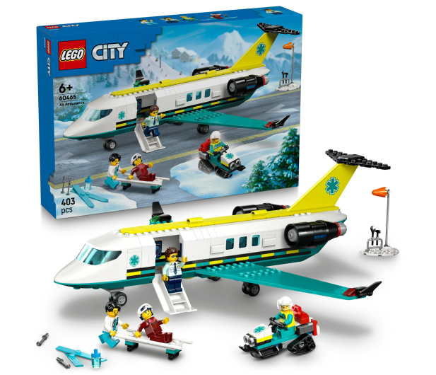 LEGO City 60465 Samolot pogotowia ratunkowego - 1331642 - zdjęcie 2